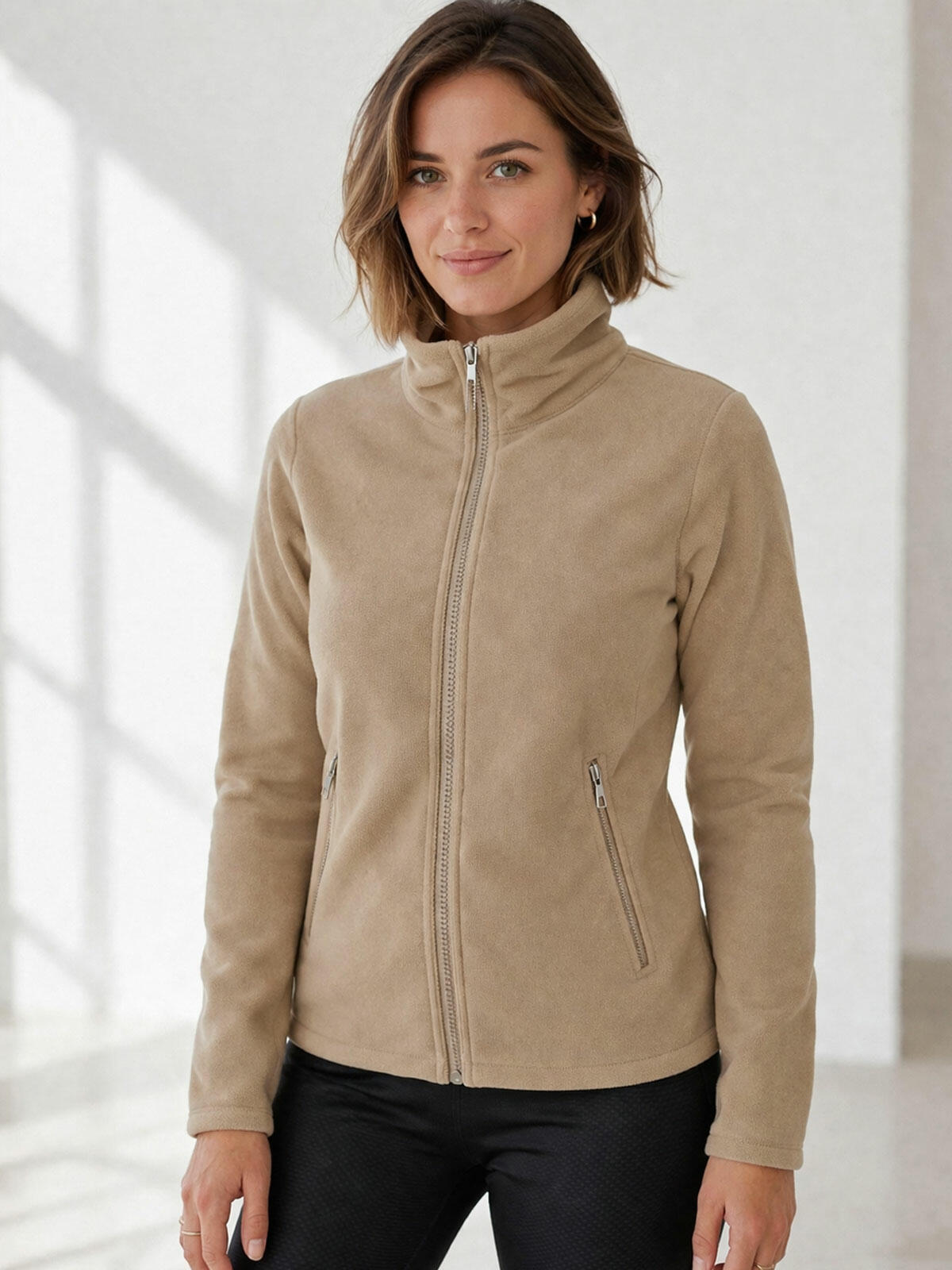 Bluza polarowa ze stójką