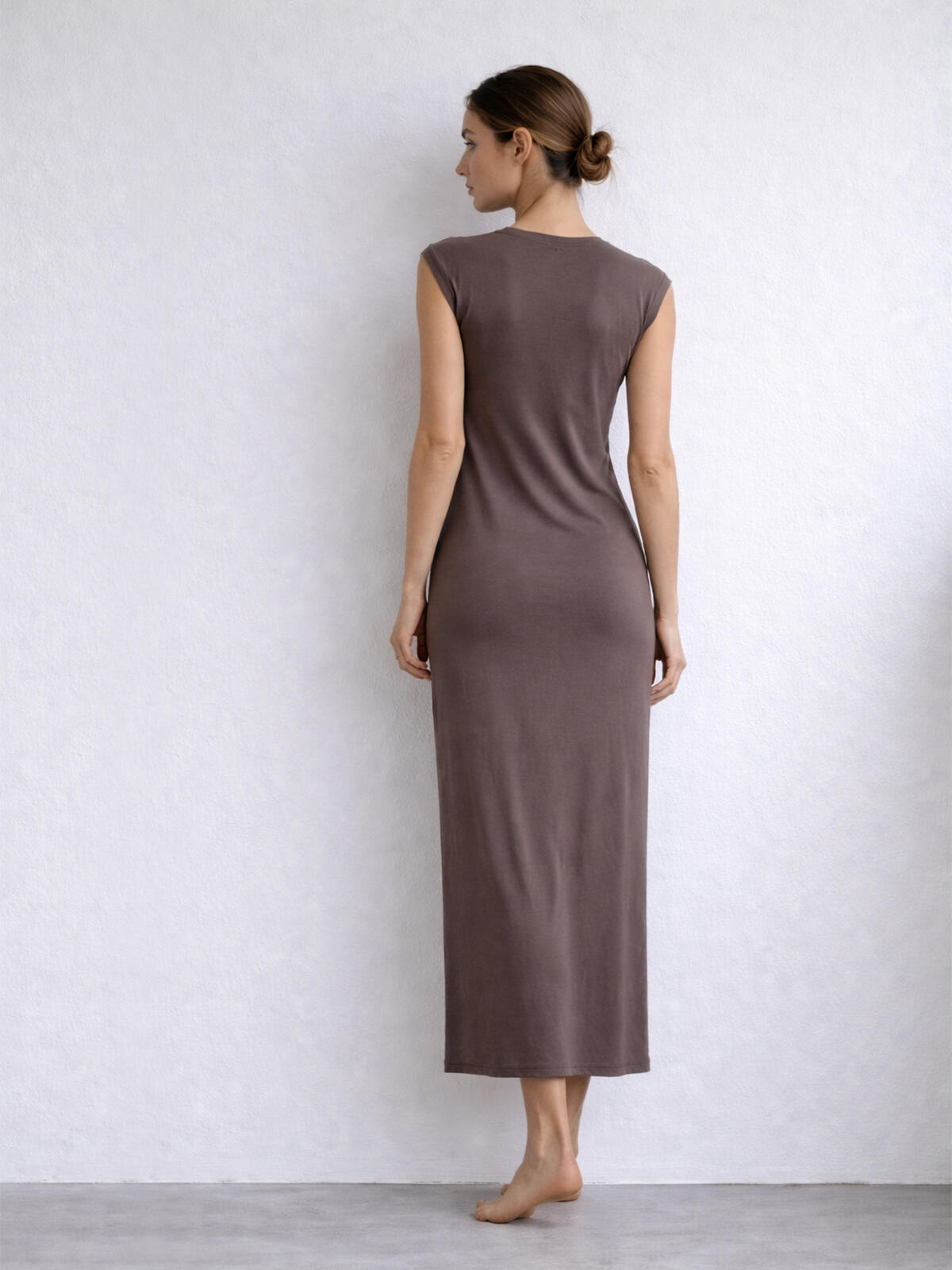 Bawełniana sukienka w prążek