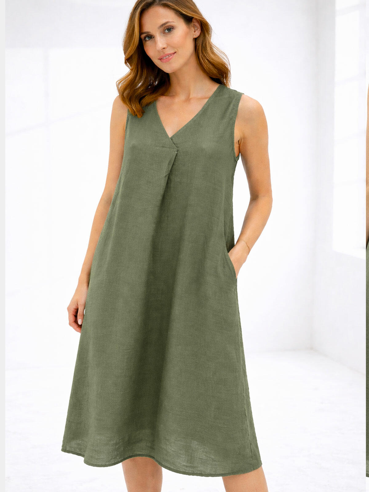 Sukienka z kieszeniami