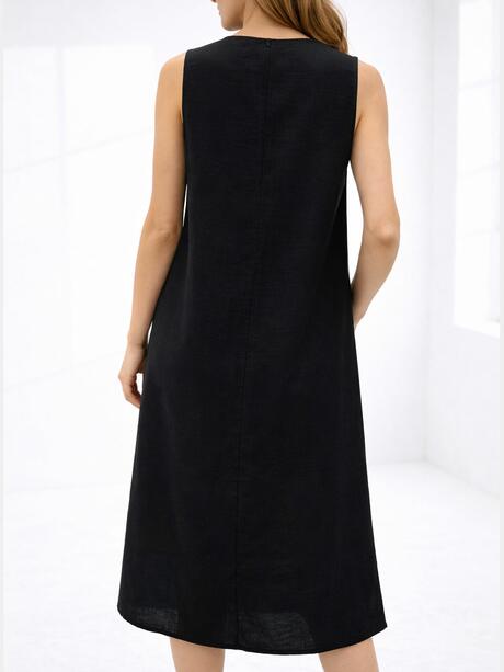 Sukienka midi z wiskozą