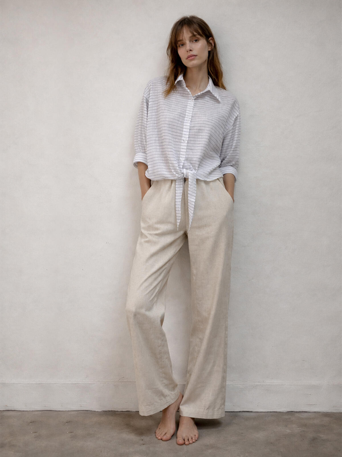 Koszula z wiązaniem