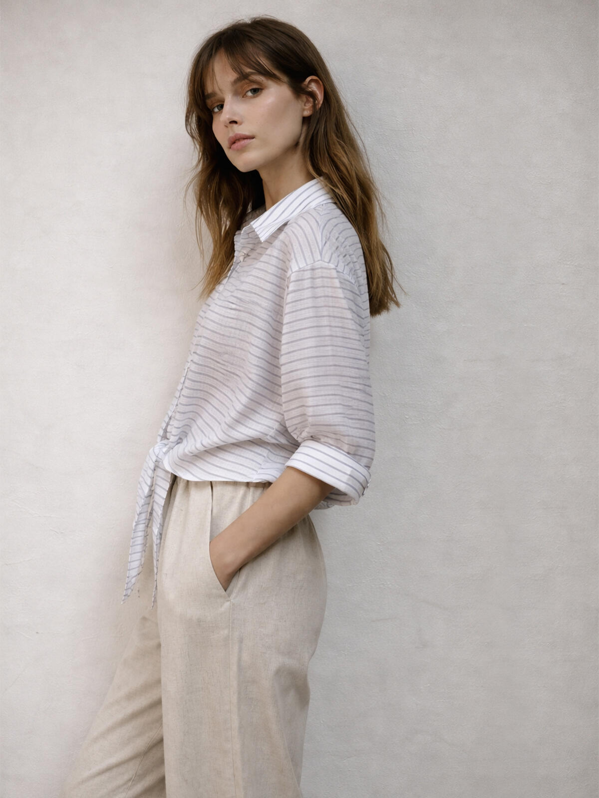 Koszula z wiązaniem