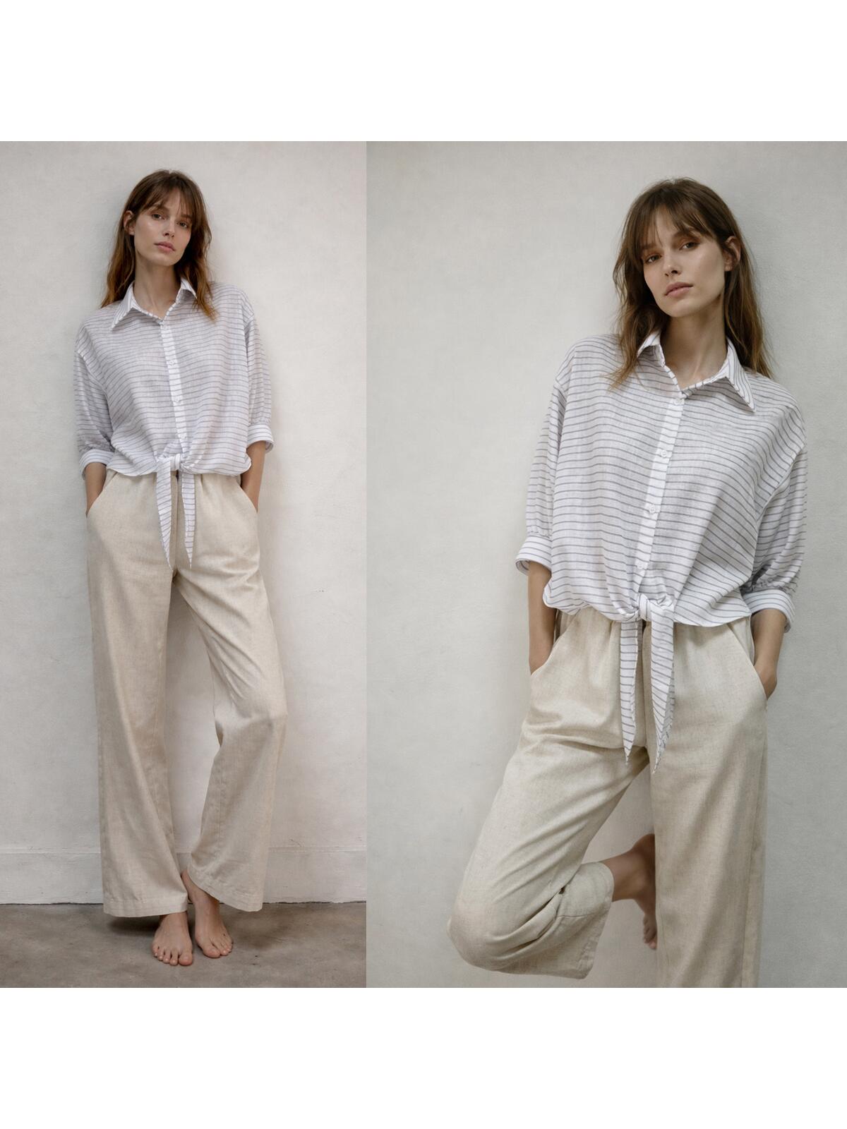 Koszula z wiązaniem