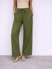 Luźne spodnie z kieszeniami