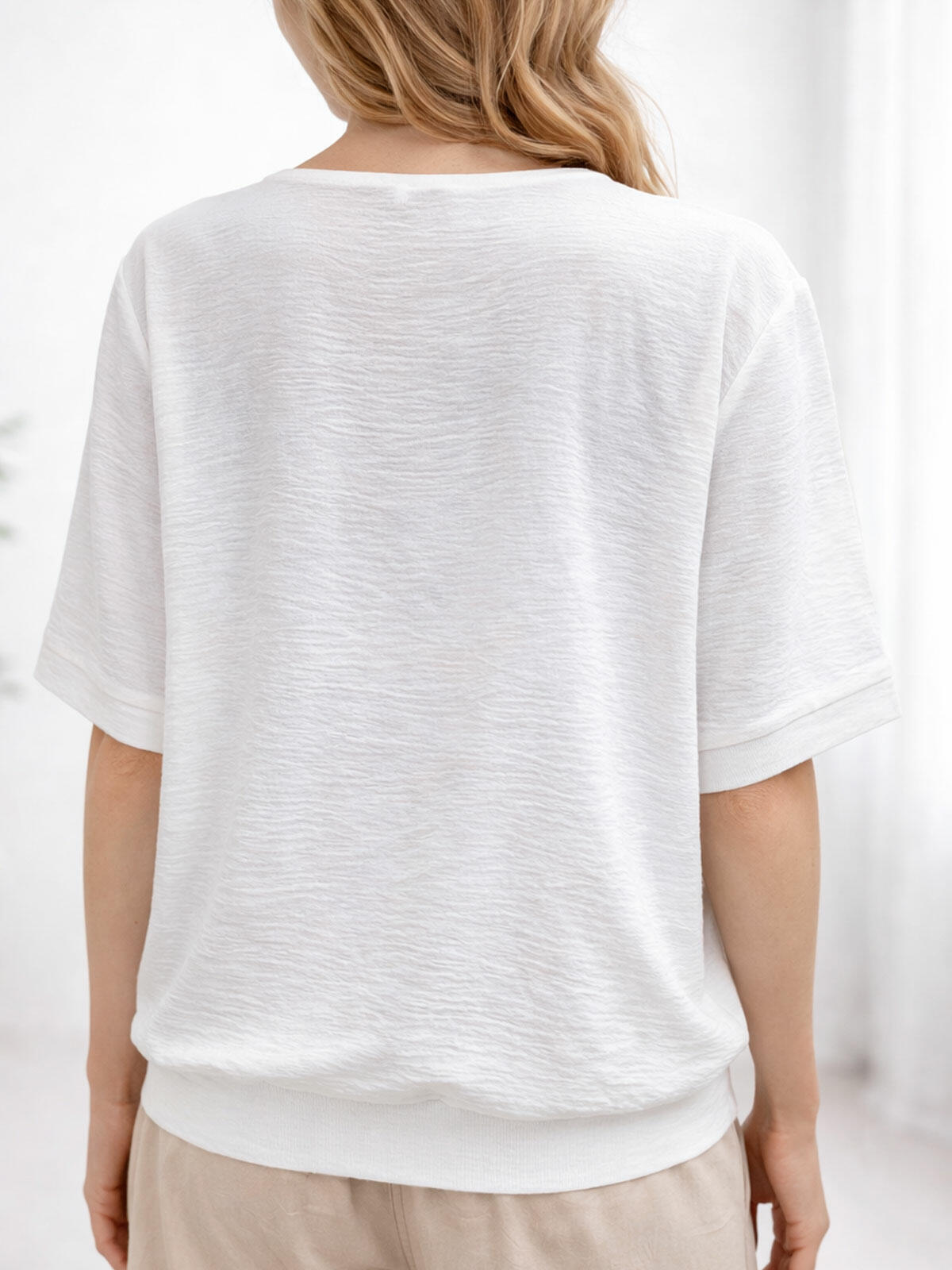 Bluzka z kwiatowym nadrukiem