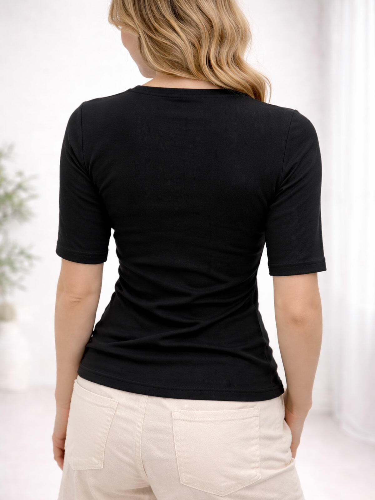 Bluzka bawełniana z guzikami