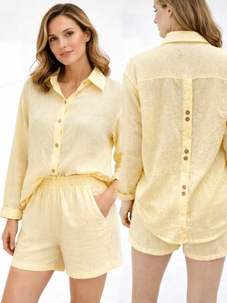 Zwiewna koszula z bawełną