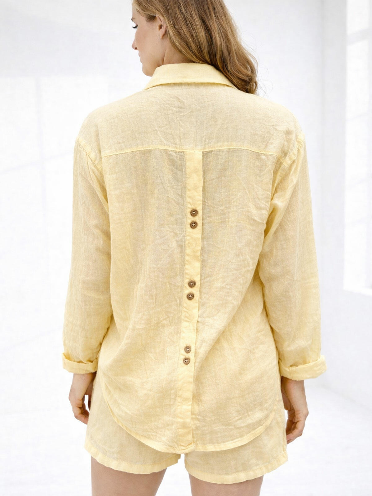 Zwiewna koszula z bawełną