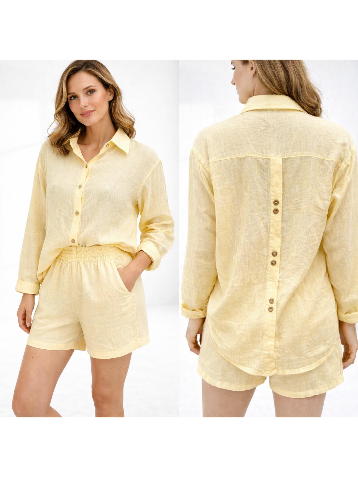 Zwiewna koszula z bawełną