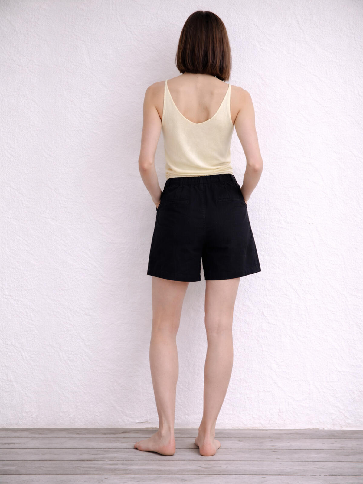 Szorty bawełniane z kieszeniami