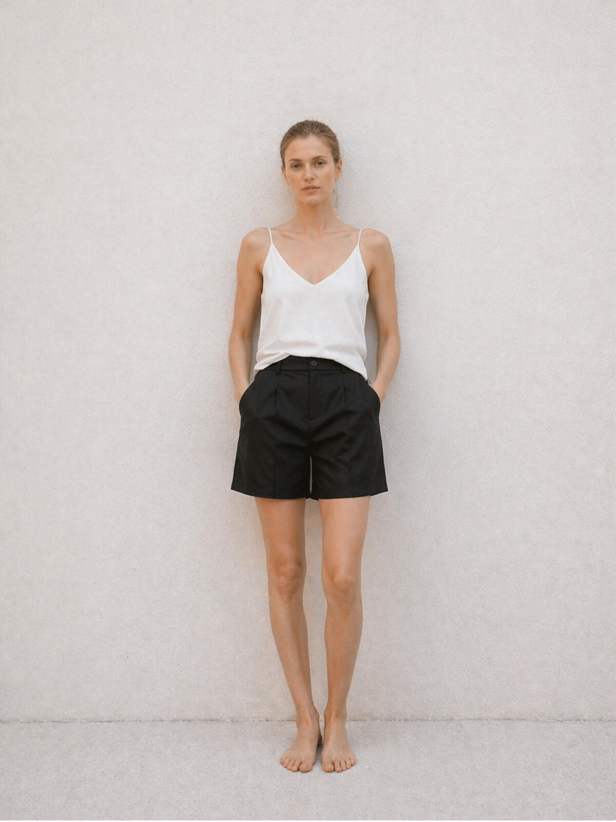 Eleganckie szorty z bawełną