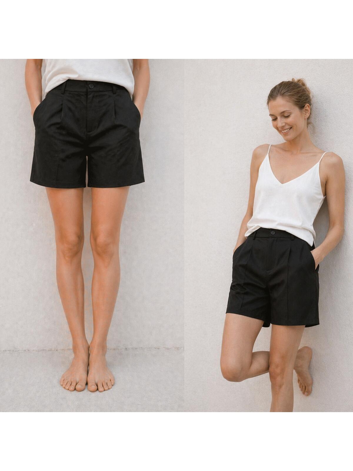 Eleganckie szorty z bawełną