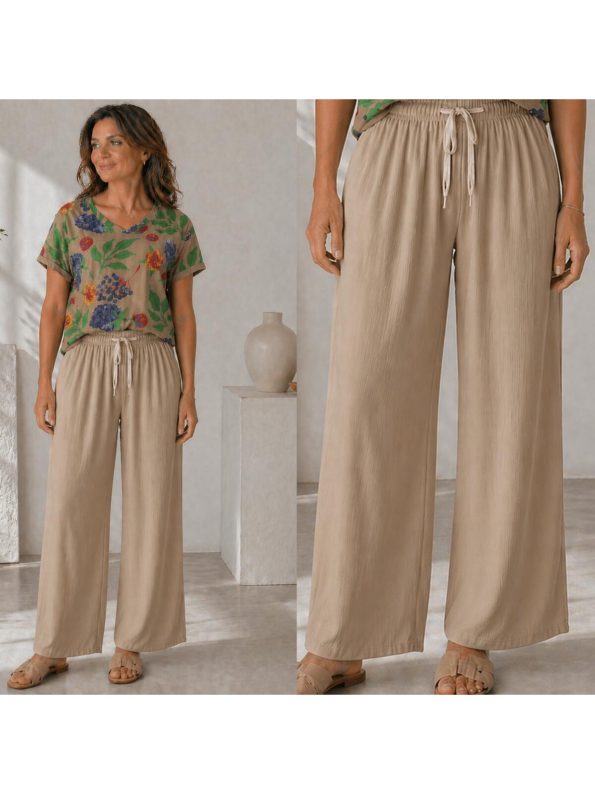 Spodnie prążkowane