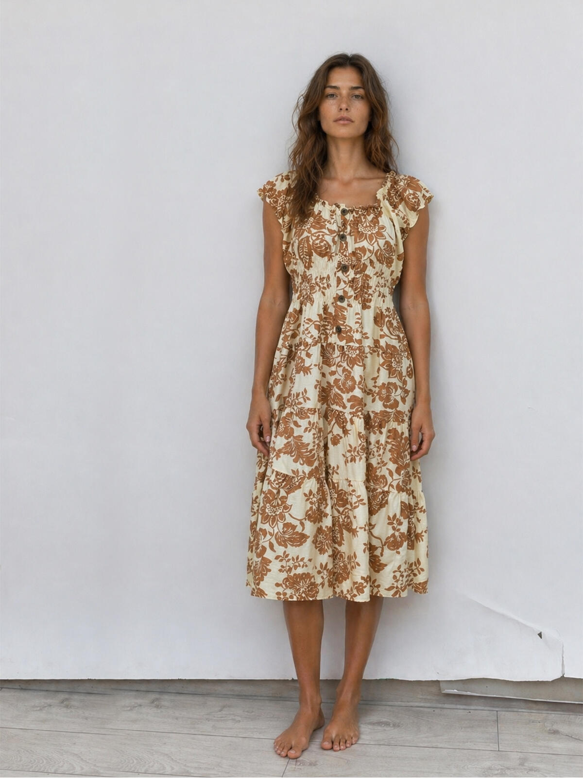 Sukienka hiszpanka z wiskozy