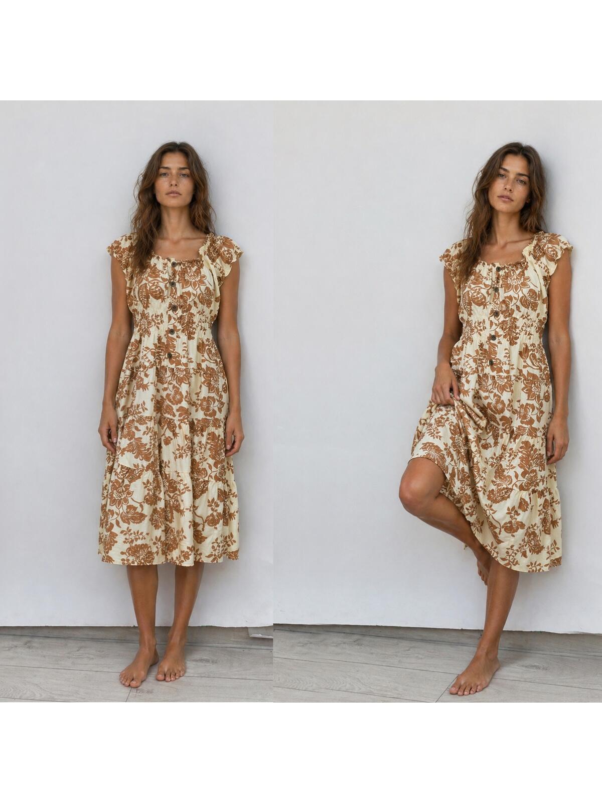 Sukienka hiszpanka z wiskozy