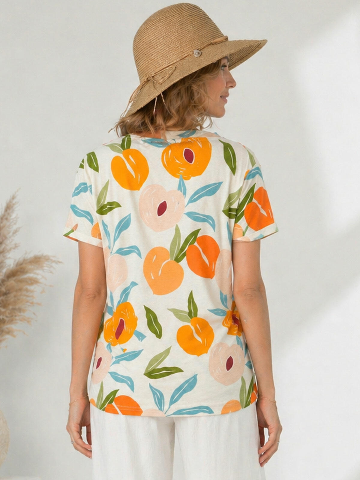 T-shirt bawełniany z nadrukiem