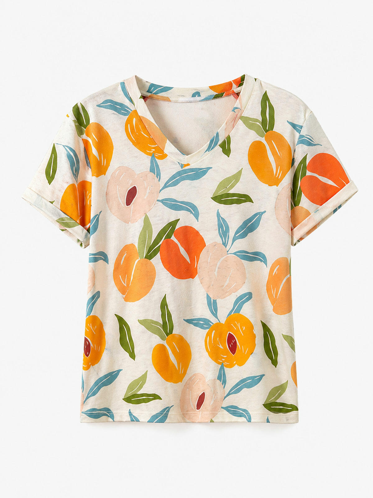 T-shirt bawełniany z nadrukiem
