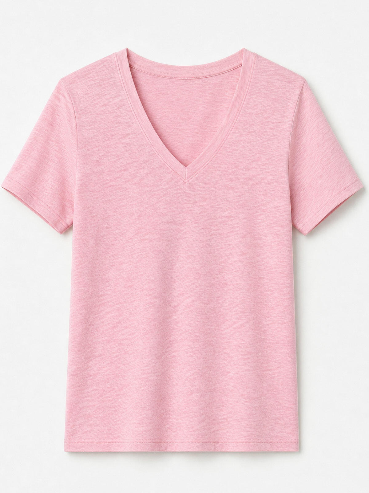 Gładki T-shirt bawełniany