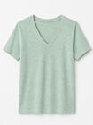 T-shirt z dekoltem w serek