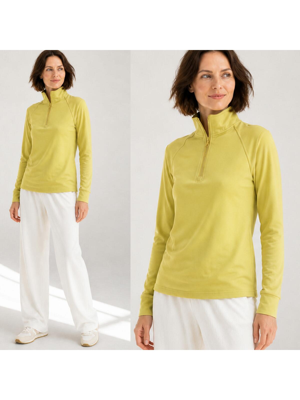 Gładka bluza ze stójką