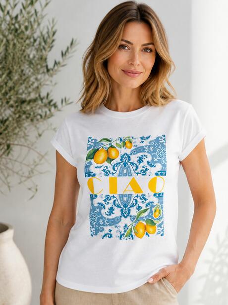 T-shirt z nadrukiem