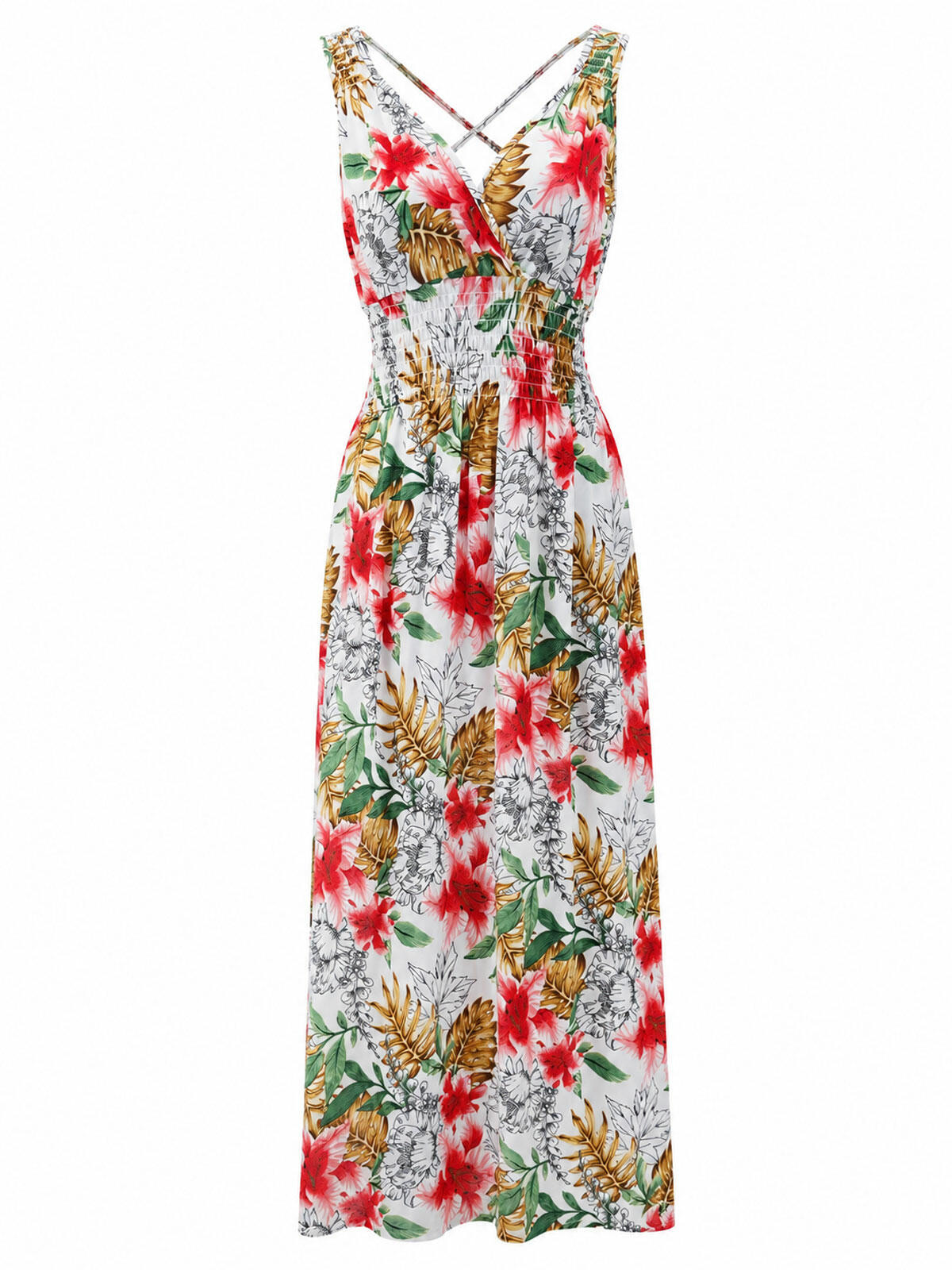 Sukienka maxi w kwiaty