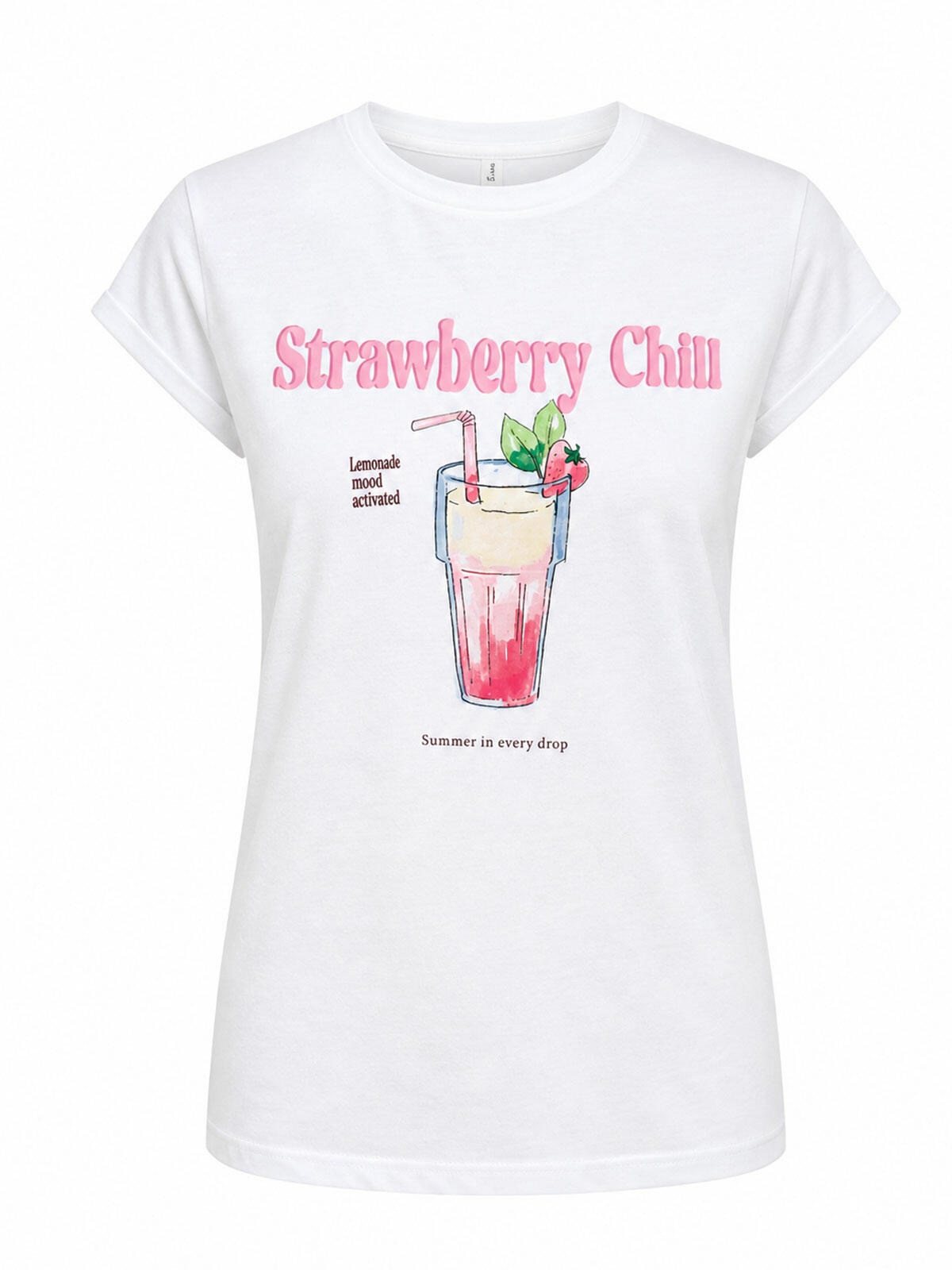 Bawełniany T-shirt z nadrukiem