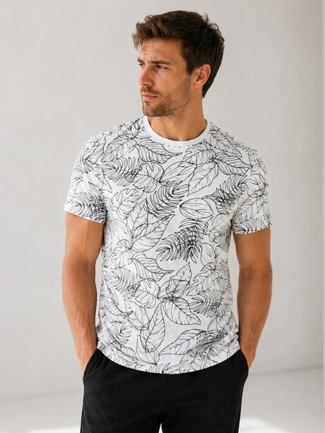 T-shirt bawełniany z printem