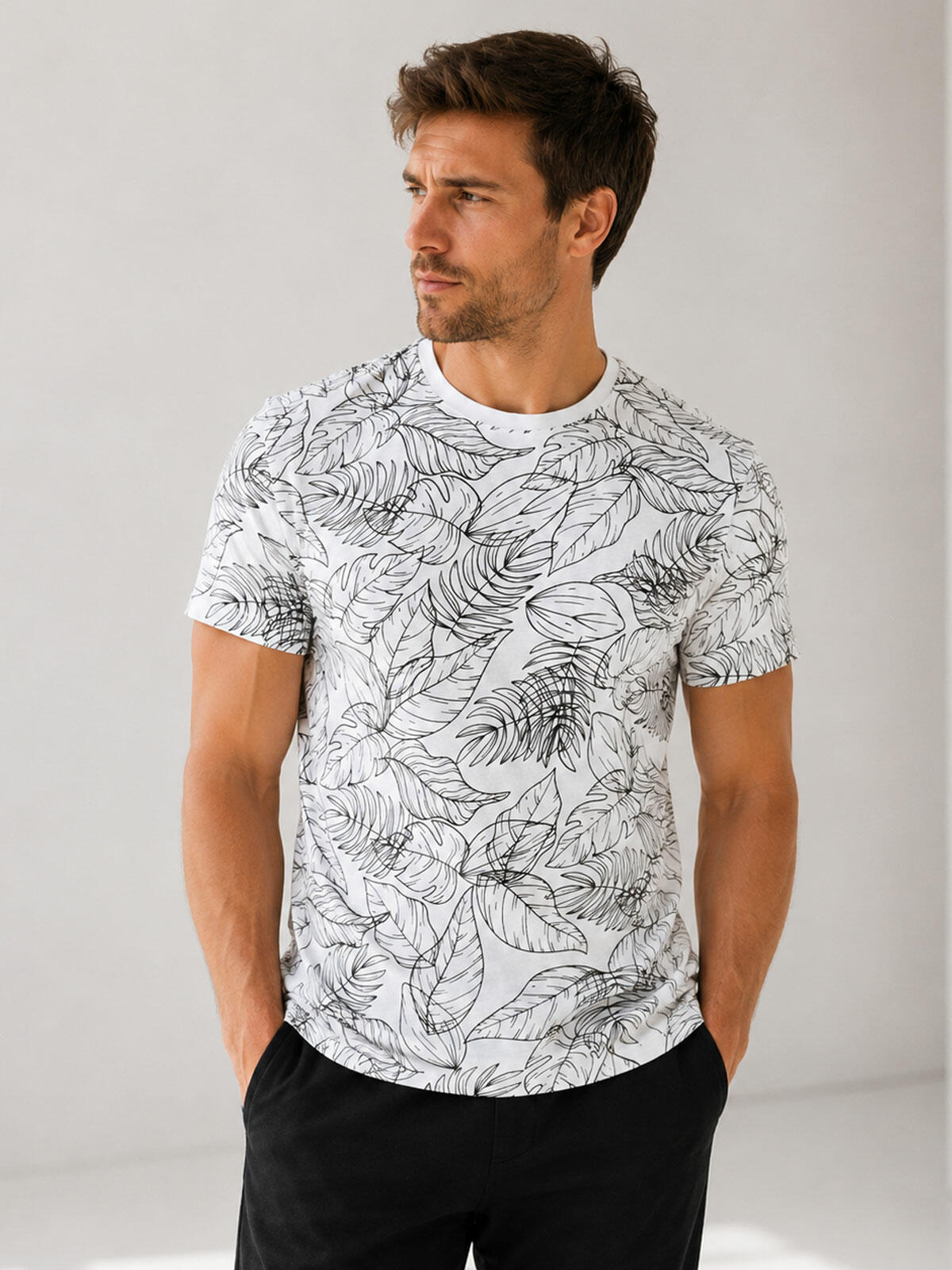 T-shirt bawełniany z printem