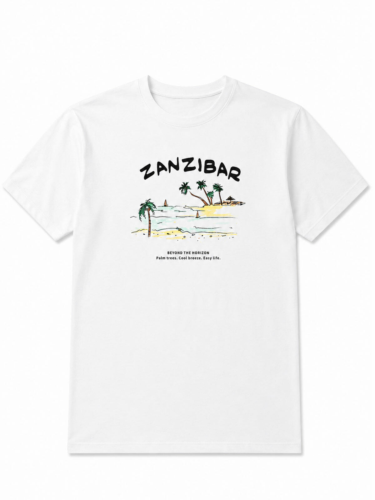 Bawełniany T-shirt z nadrukiem