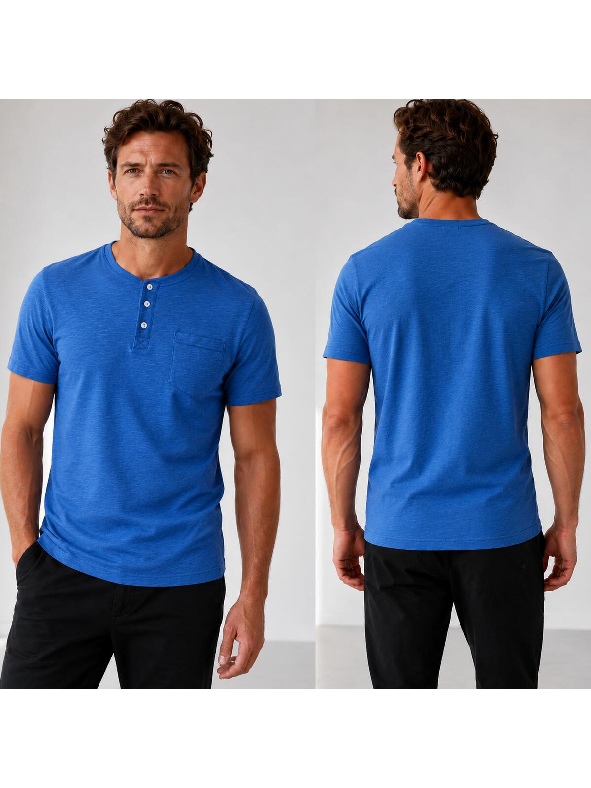 T-shirt bawełniany z kieszonką