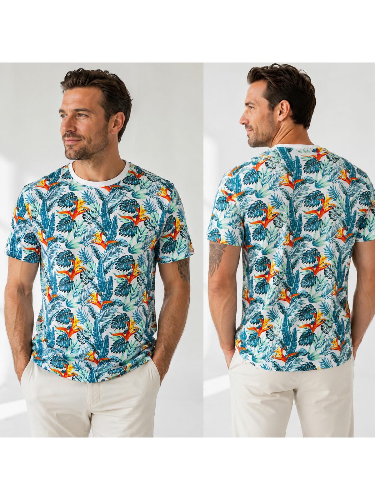 T-shirt bawełniany z printem
