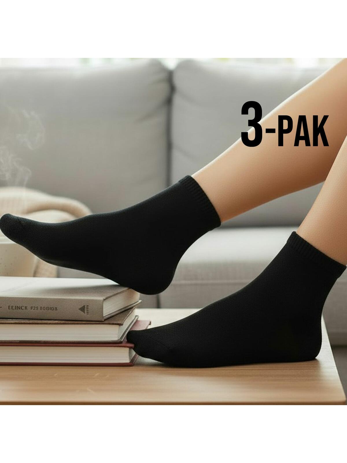 Skarpetki gładkie 3-pak 39-41