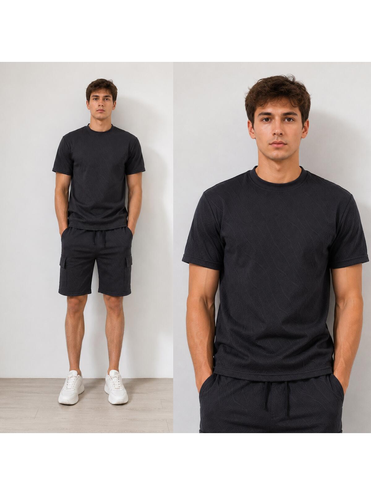 T-shirt z geometrycznym wzorem
