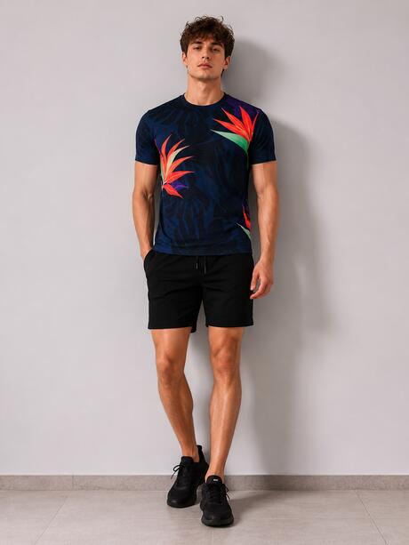 T-shirt bawełniany z nadrukiem