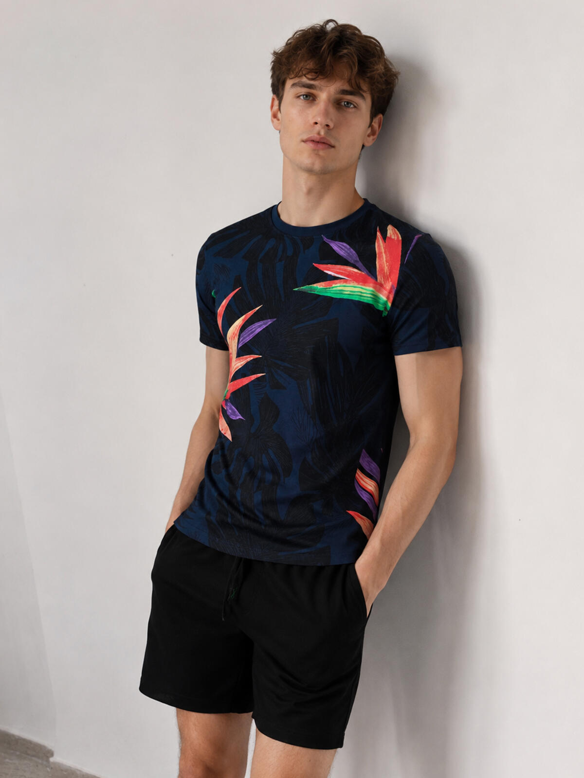 T-shirt bawełniany z nadrukiem