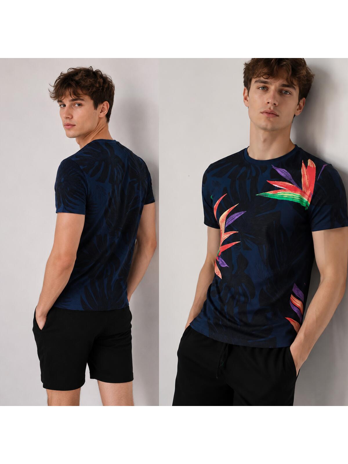 T-shirt bawełniany z nadrukiem