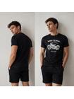 T-shirt bawełniany z nadrukiem