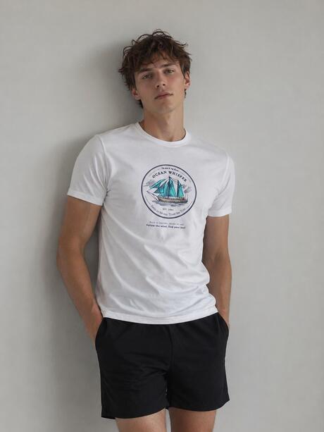 T-shirt z nadrukiem