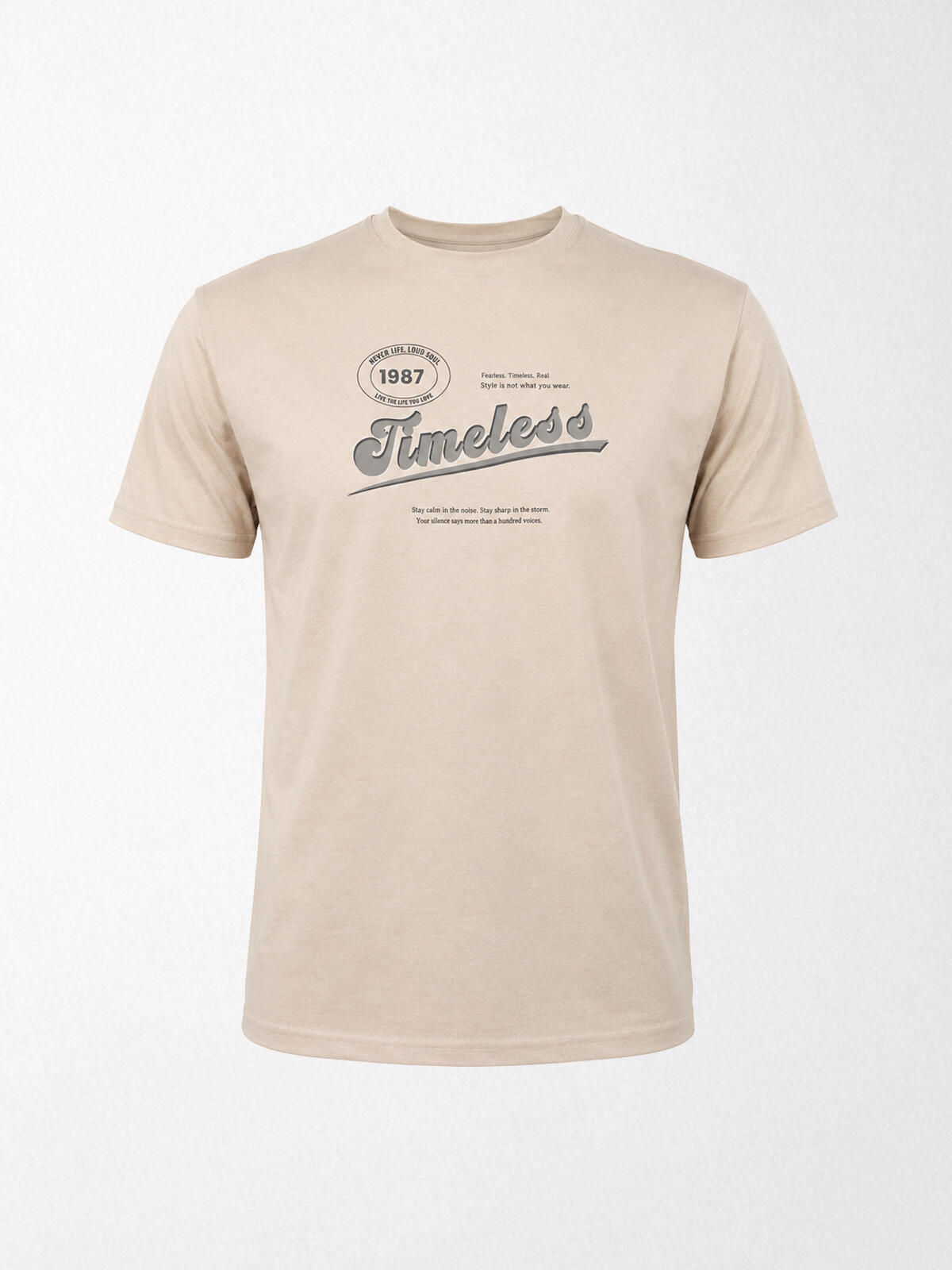 Bawełniany T-shirt z napisem