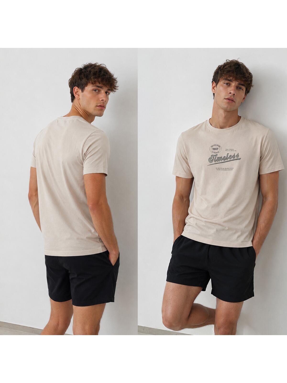 Bawełniany T-shirt z napisem