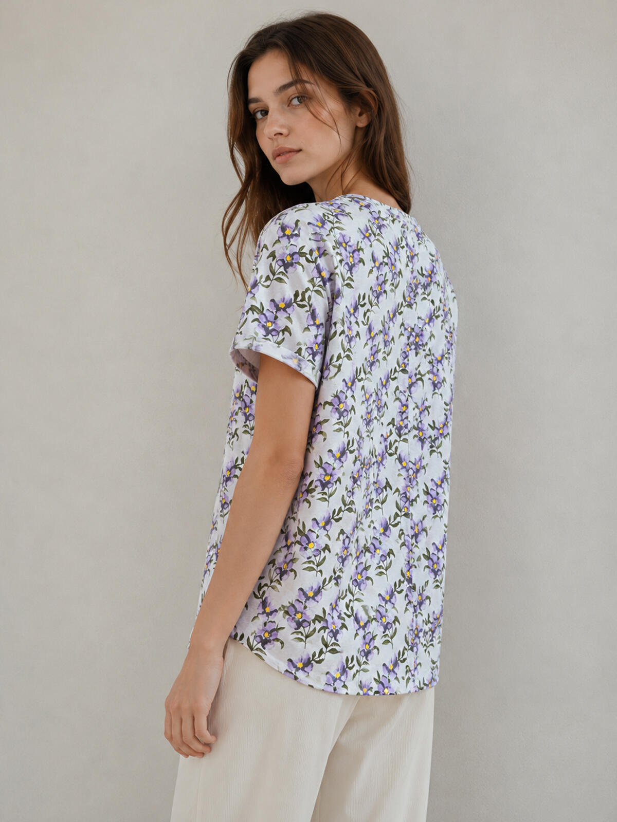 Bawełniany T-shirt z printem