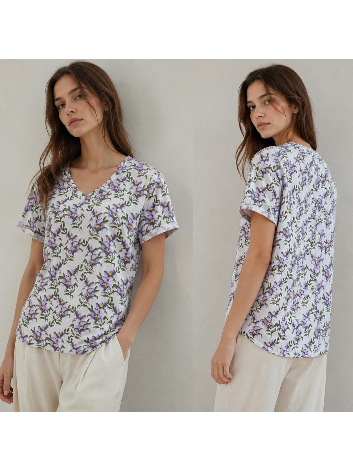 Bawełniany T-shirt z printem