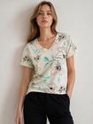 Bawełniany T-shirt w kwiaty