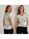 Bawełniany T-shirt w kwiaty
