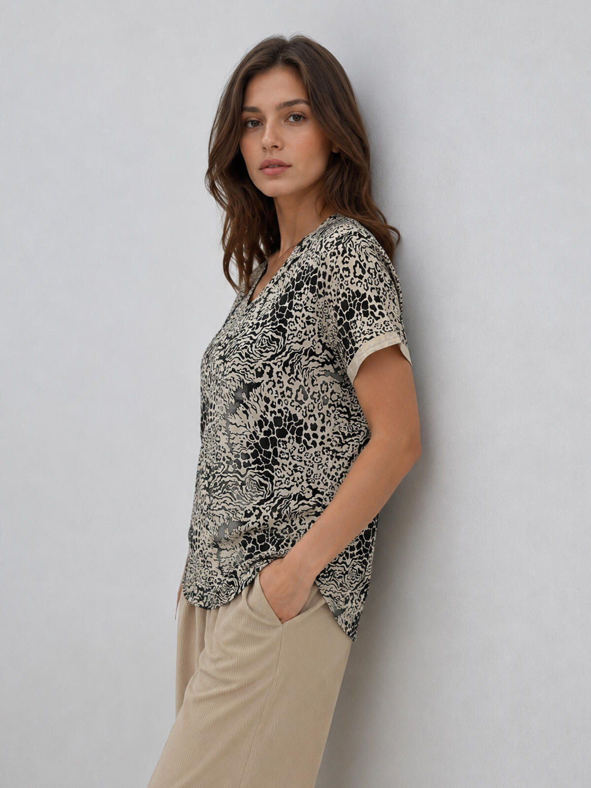 T-shirt bawełniany z printem