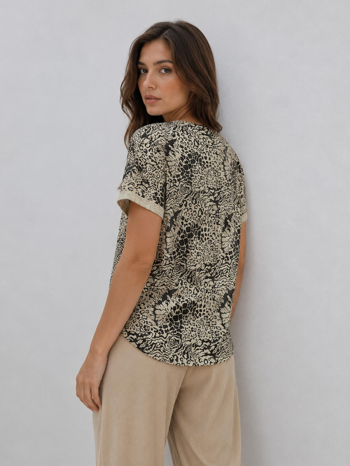 T-shirt bawełniany z printem