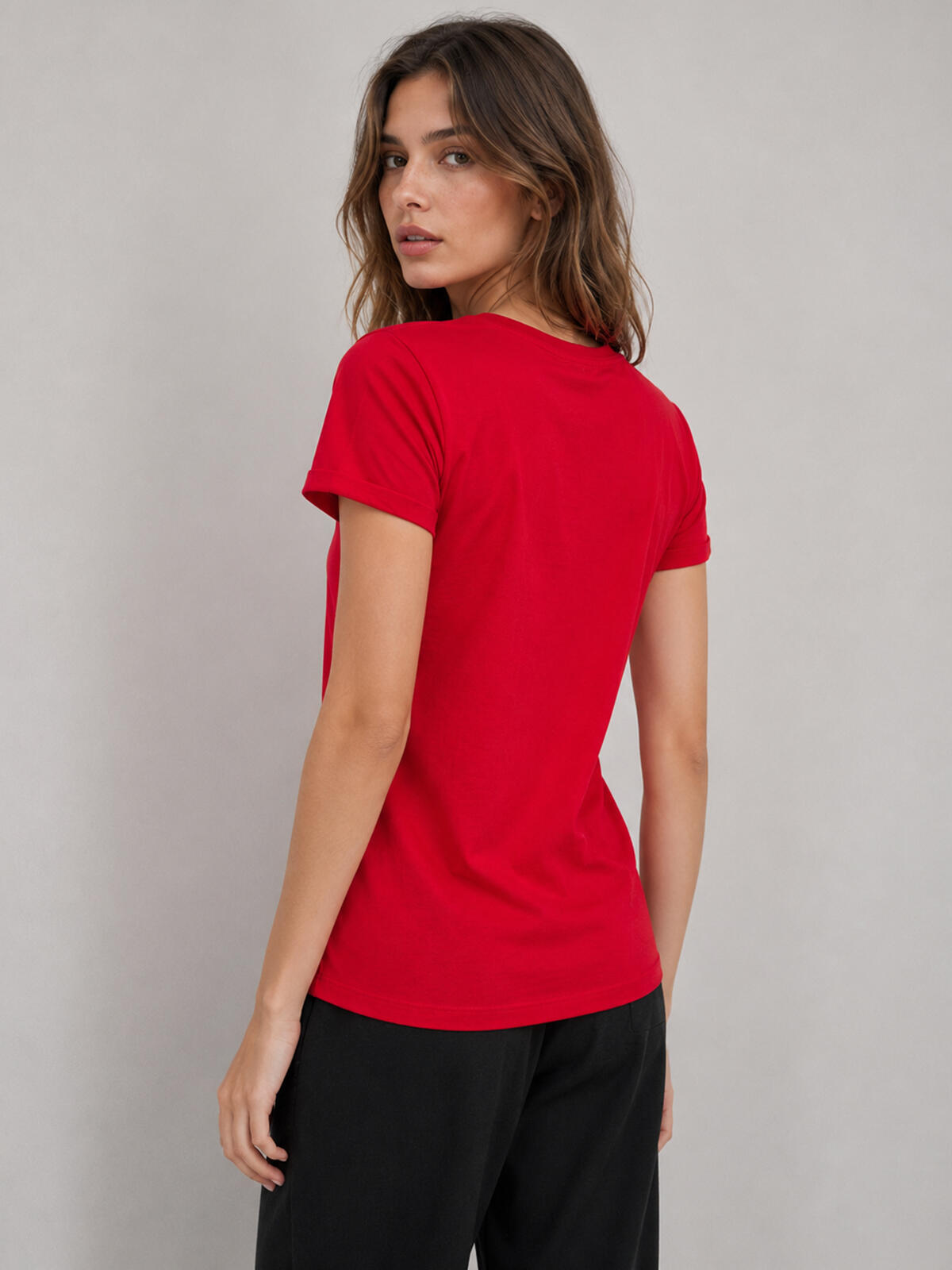Bawełniany T-shirt z napisem