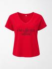 Bawełniany T-shirt z napisem