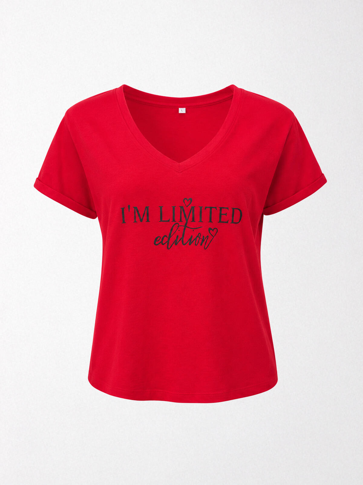 Bawełniany T-shirt z napisem